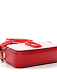 Saffiano Small Snapshot Camera Bag Red Beige