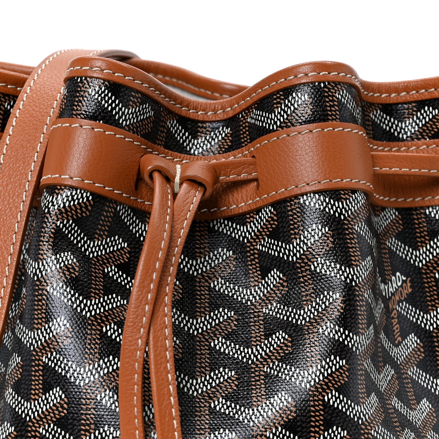 Goyardine Petit Flot Black Gold