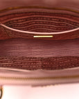 Saffiano Medium Galleria Double Zip Tote Orchidea