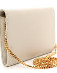 Grain De Poudre Monogram Uptown Chain Wallet Crema Soft