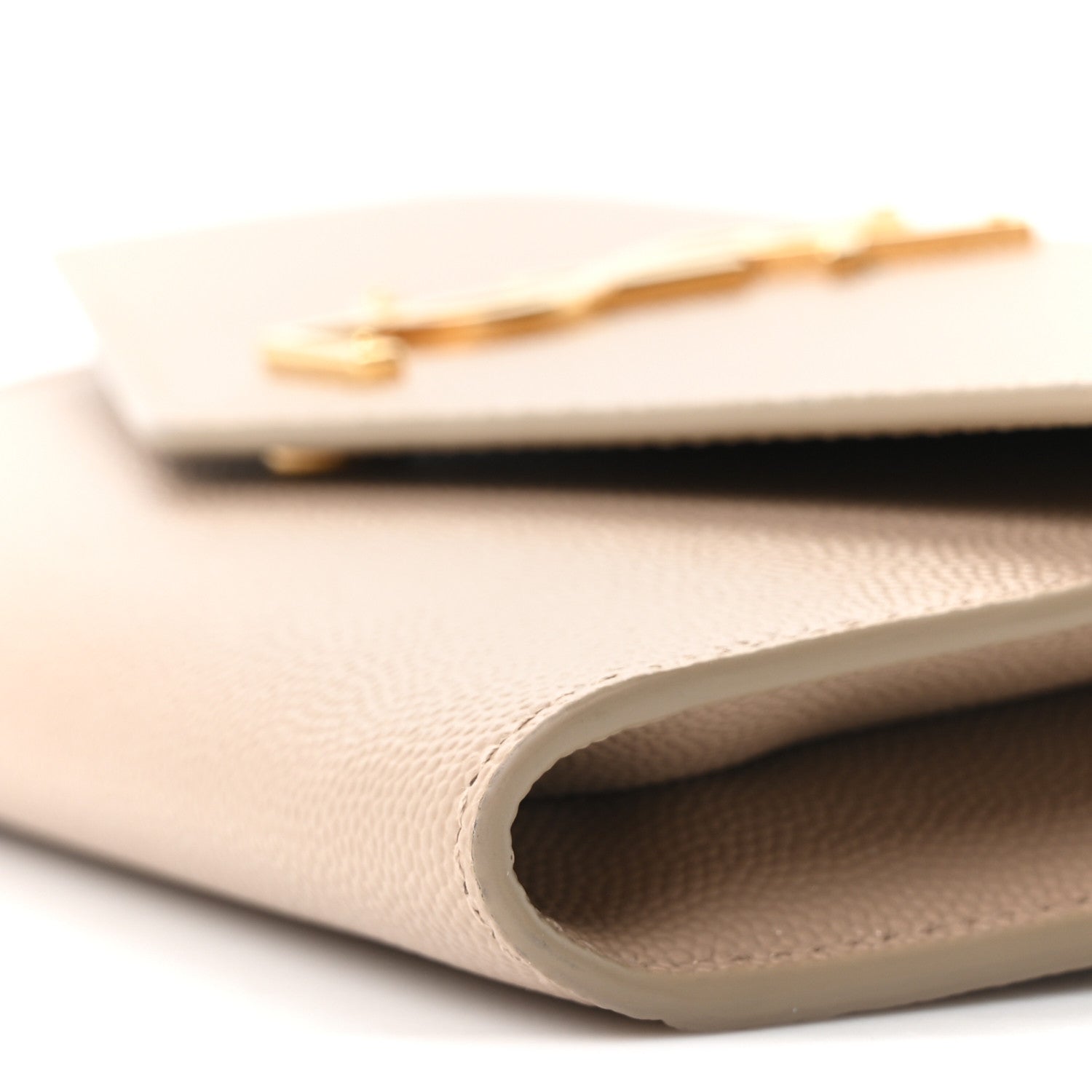 Grain De Poudre Monogram Uptown Chain Wallet Dark Beige