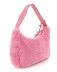 Terry Cloth Mini Re-Edition 2000 Bag Petalo Black
