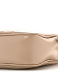 Calfskin Matelasse Monogram Lou Camera Bag Dark Beige