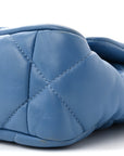 Lambskin Quilted Medium CHNL 19 Flap Blue