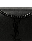 Grain De Poudre Small Classic Monogram Monochrome Kate Satchel Black