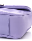 Lambskin Matelasse Small GG Marmont Shoulder Bag Lapis