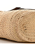 Raffia Basket Tote Bag Natural Tan