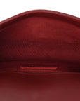 Lambskin Quilted Small Boy Flap Burgundy