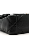 Lambskin Quilted Medium CHNL 19 Flap Black