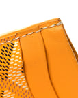 Goyardine Saint Sulpice Card Holder Yellow