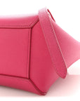Grained Calfskin Nano Belt Bag Raspberry