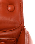 Lambskin Maxi Intreccio Padded Chain Cassette Crossbody Bag Clay