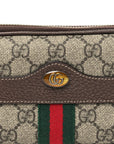 GG Supreme Monogram Ophidia Belted iPhone Case 75 30 Brown