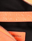 Agneau Arena Le Cagole Shoulder Bag XS Orange