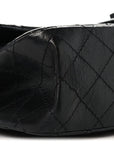 Aged Calfskin Quilted 2.55 Reissue 225 Flap So Black