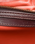 Satin Calfskin Mini Tri-Color Luggage Blood
