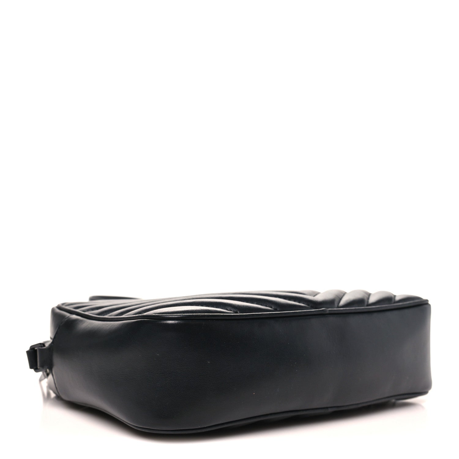 Calfskin Matelasse Monogram Monochrome Lou Camera Bag Black