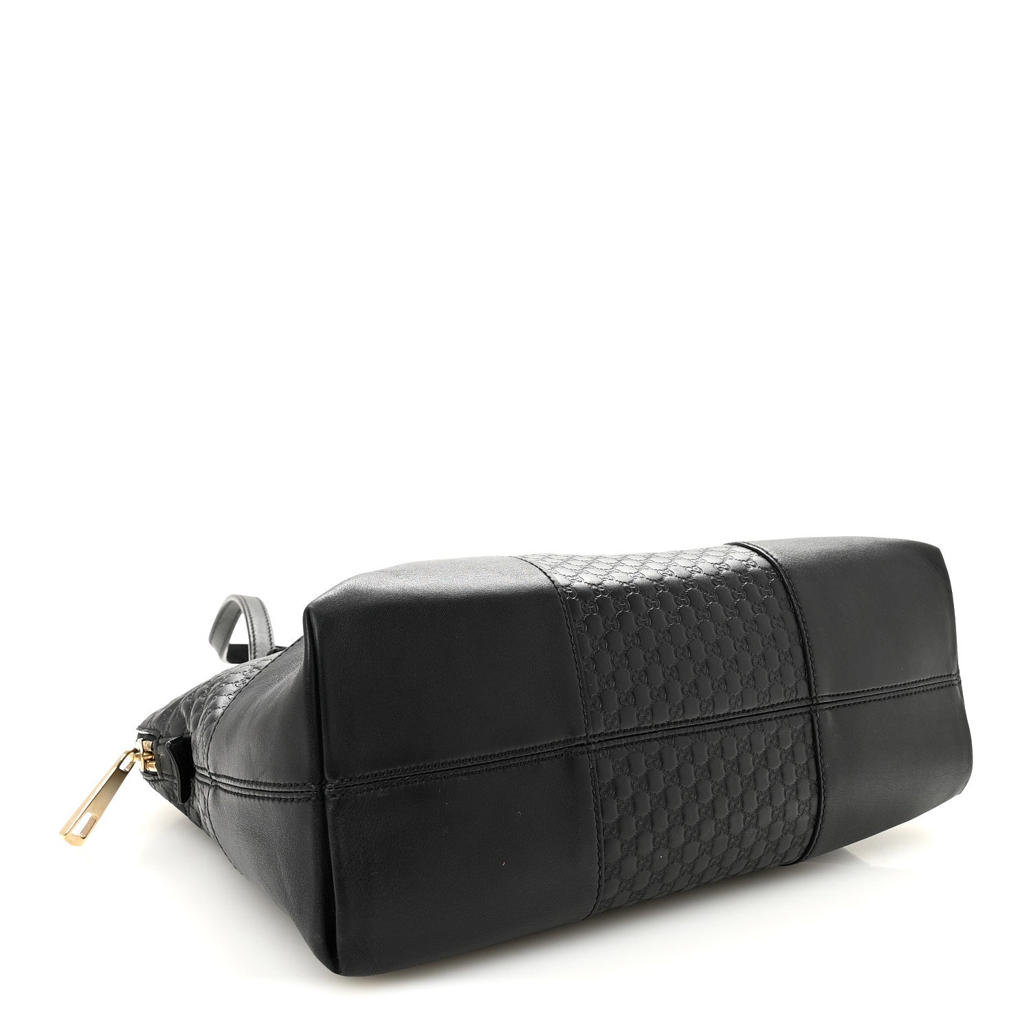Soft MicroGCCIssima Medium Bree Shoulder Bag Black