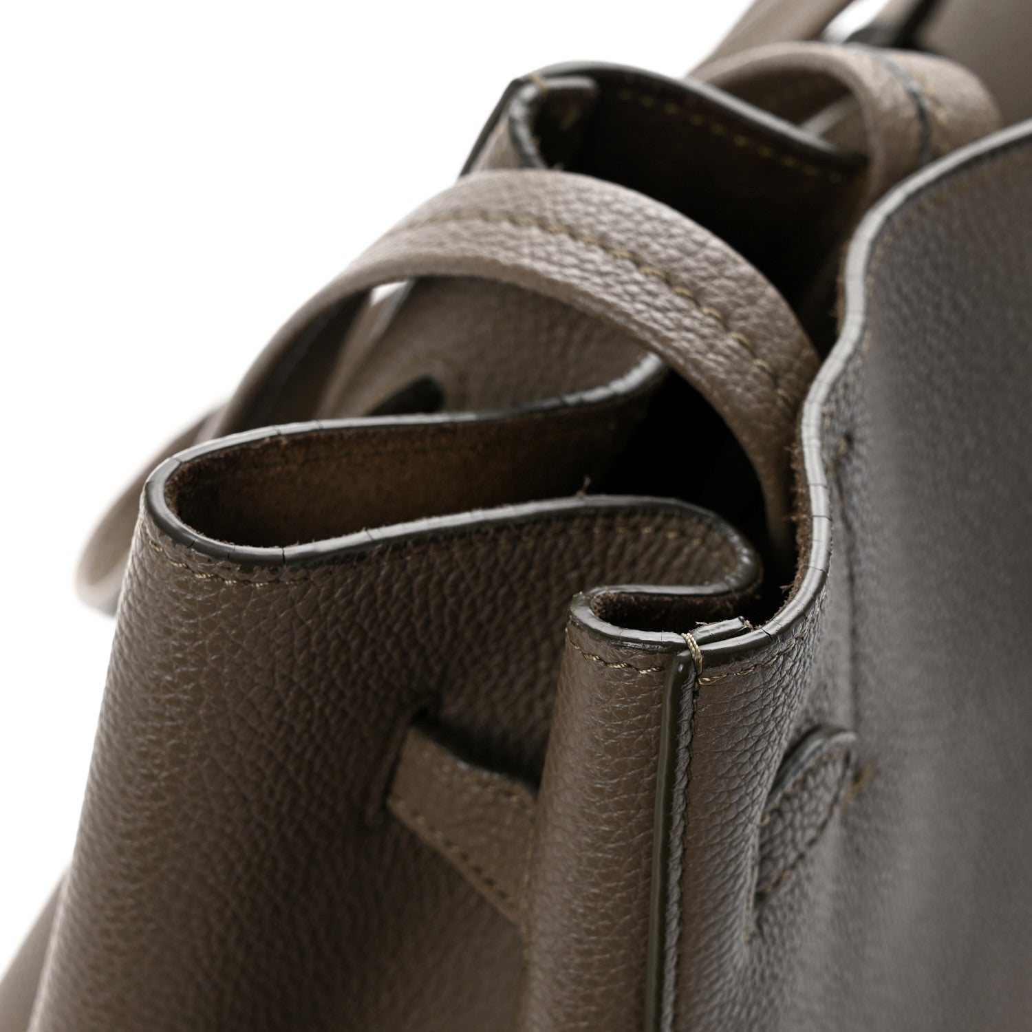Soft Grained Calfskin Small Belt Cabas Phantom  Taupe