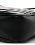 Calfskin Matelasse Monogram Lou Camera Bag Black