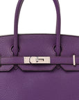 Taurillon Clemence Birkin 30 Ultraviolet