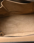 Drummed Calfskin Micro Luggage Dune