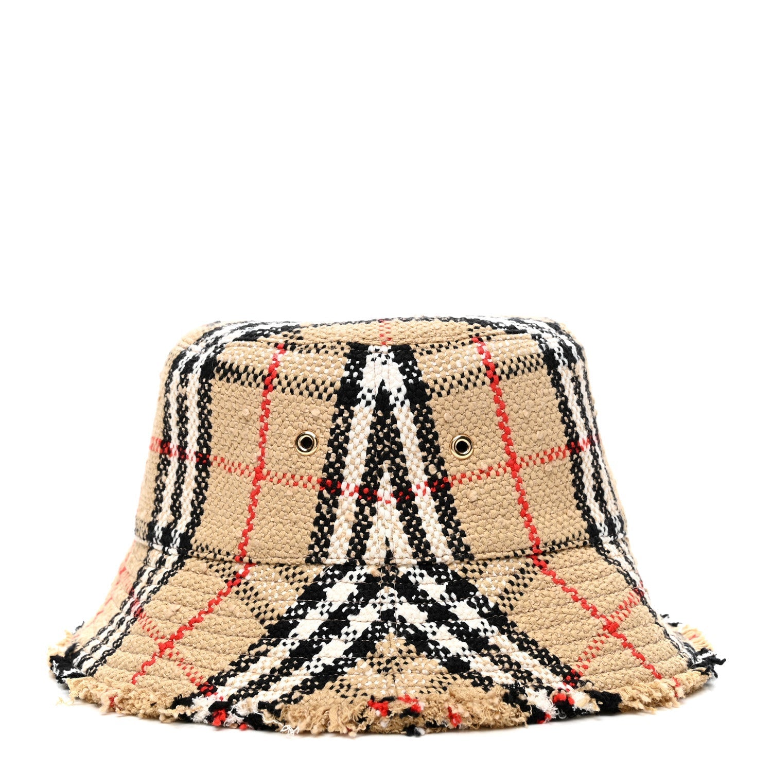 Tweed Check Bucket Hat M Archive Beige