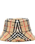 Tweed Check Bucket Hat M Archive Beige