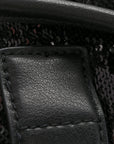 Sequin Medium The Tote Bag Black