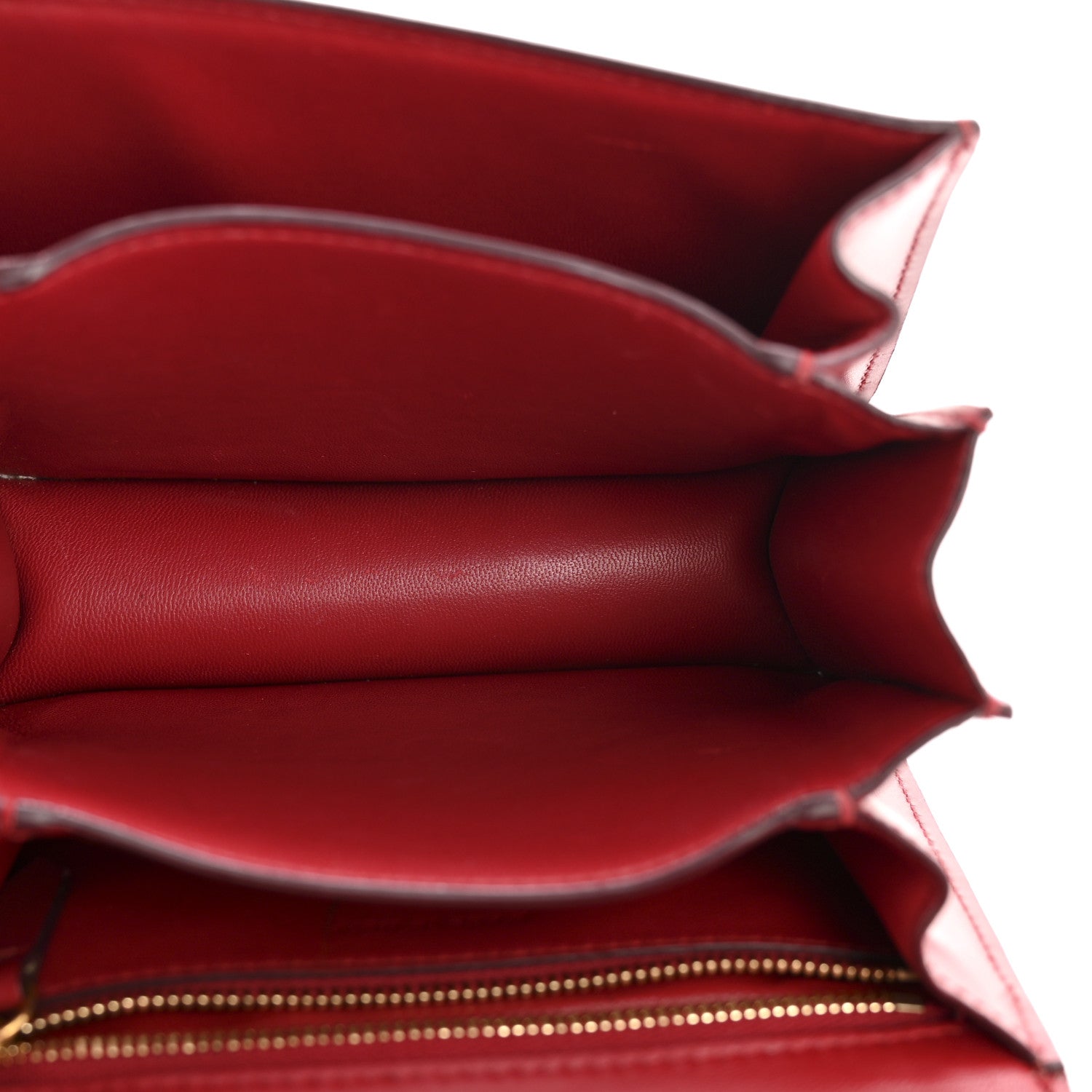Box Calfskin Small Classic Box Flap Bag Red