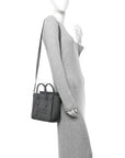 Baby Drummed Calfskin Nano Luggage Kohl