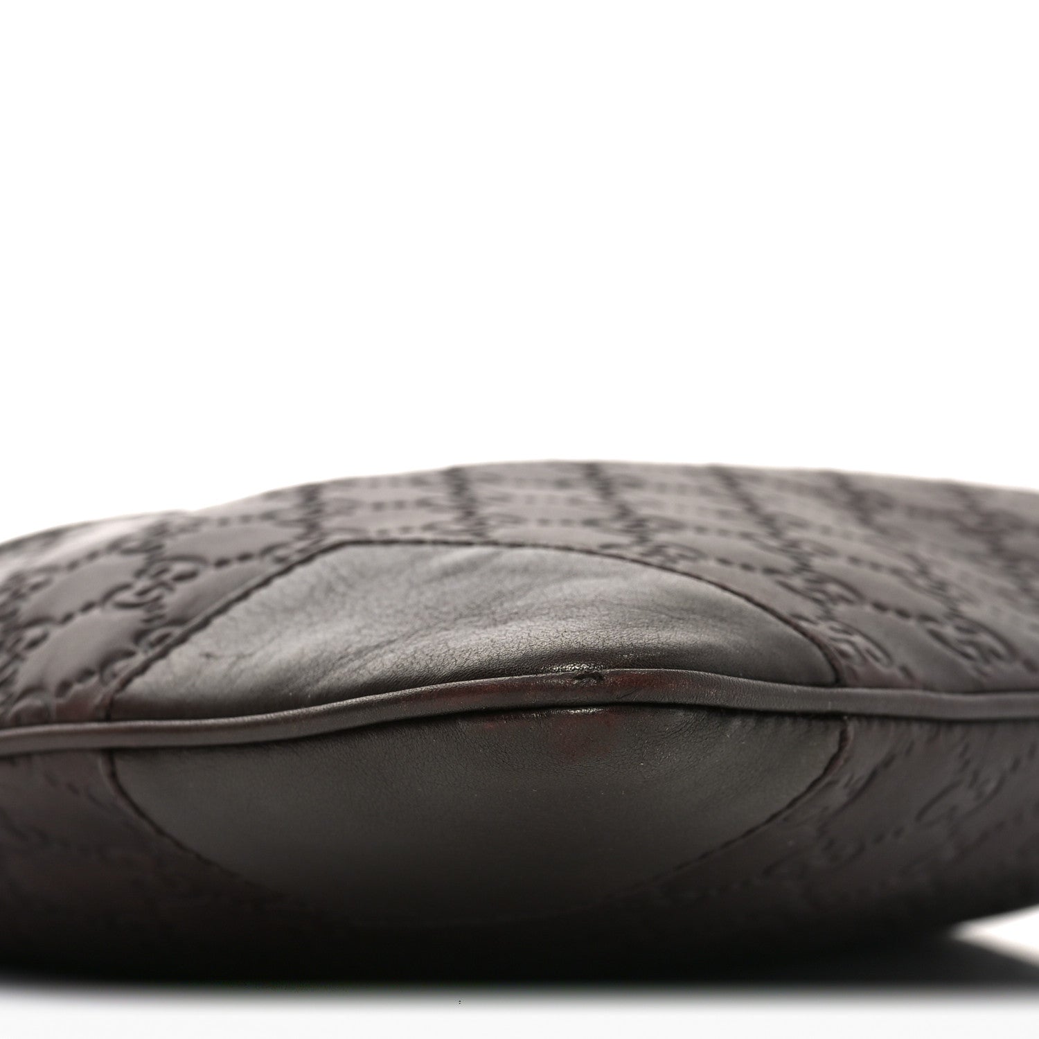 GCCIssima Flat Messenger Bag Brown Dark Brown