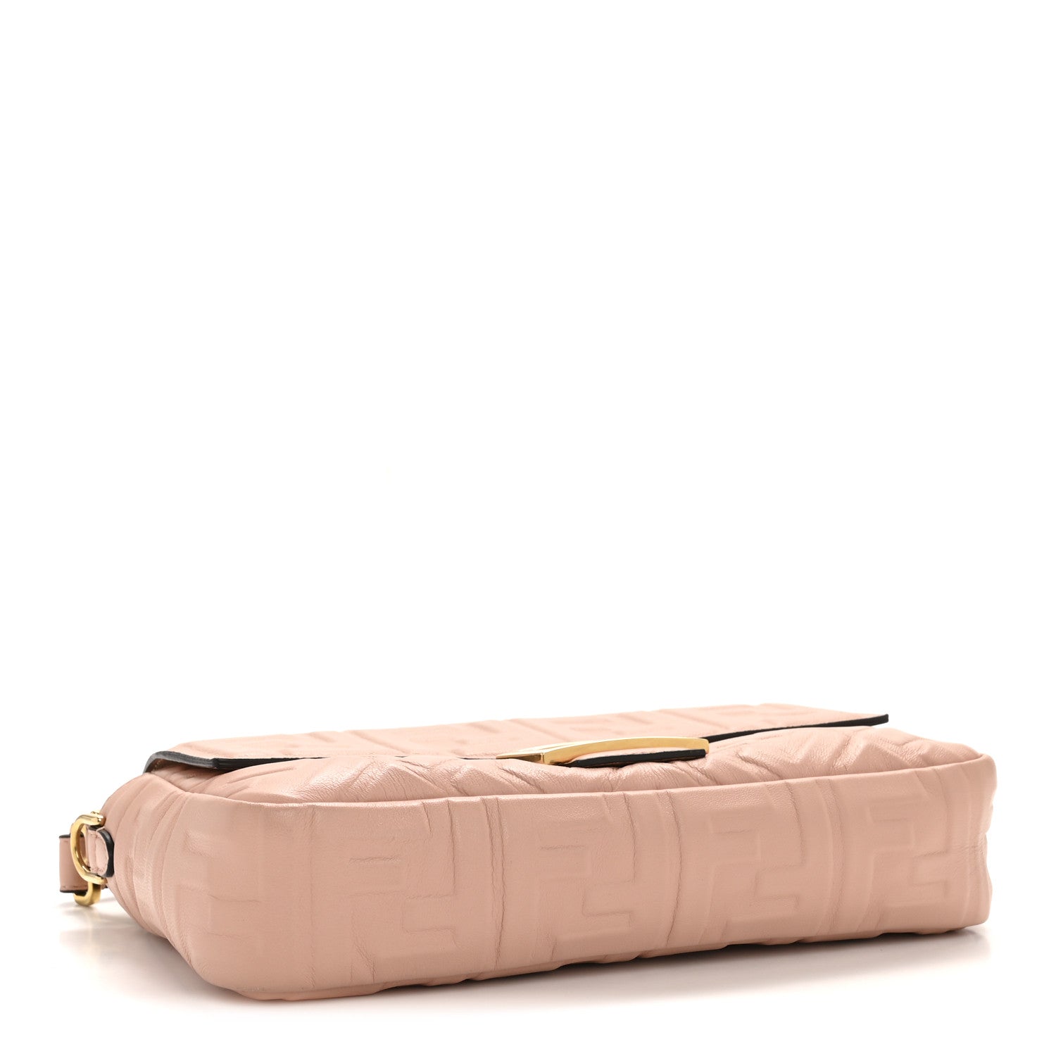 Nappa FF 1974 Embossed Baguette Rosa Bourbon