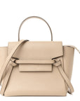 Grained Calfskin Nano Belt Bag Light Taupe
