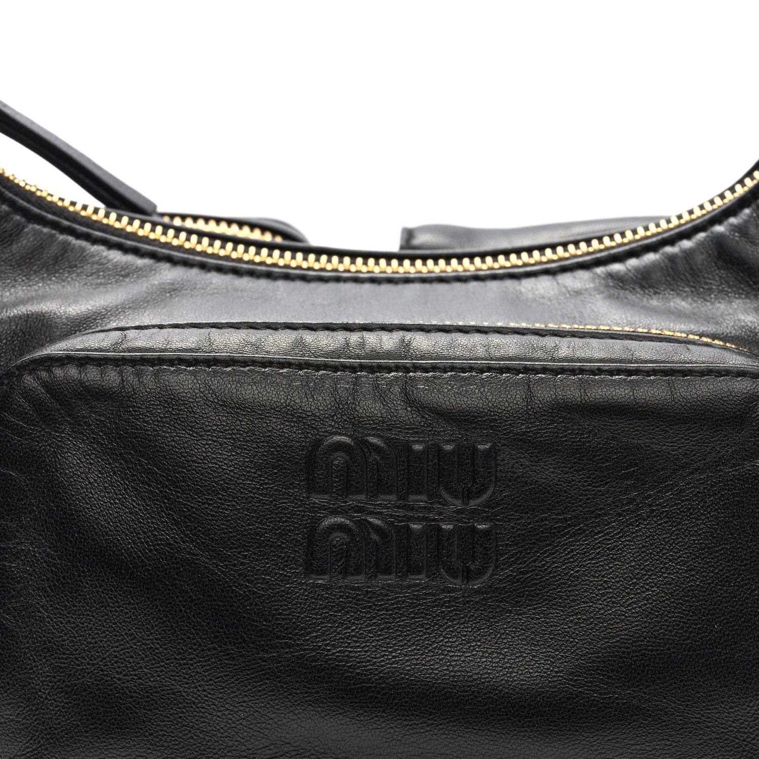 Nappa Multi Pocket Hobo Black