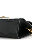 GCCIssima Small Padlock Shoulder Bag Black