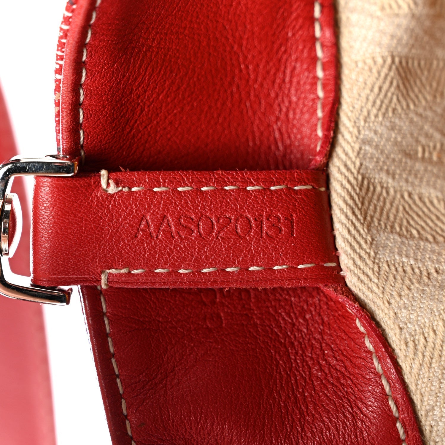 Goyardine Voltaire Tote Red