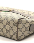 GG Supreme Monogram Web Small Ophidia Shoulder Bag Brown