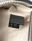 GG Supreme Monogram Textured Dollar Calfskin Ophidia Belt Bag Grey Black Graphite Grey