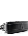 Saffiano Slingshot Shoulder Bag Black