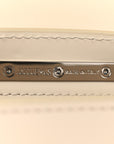 Smooth Calfskin Metal Flap Le Grand Bambino Light Ivory