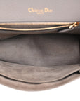 Grained Calfskin Medium D1ORama Flap Bag Gris