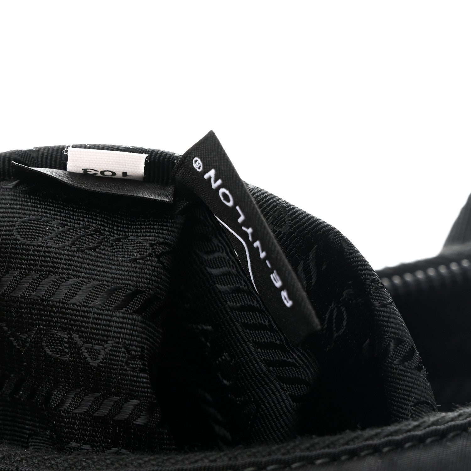 Tessuto Nylon Mini Re-Edition 2000 Bag Black
