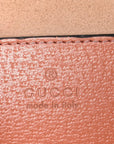 Monogram Textured Dollar Calfskin Small Ophidia Dome Shoulder Bag Cloche Rose Pink