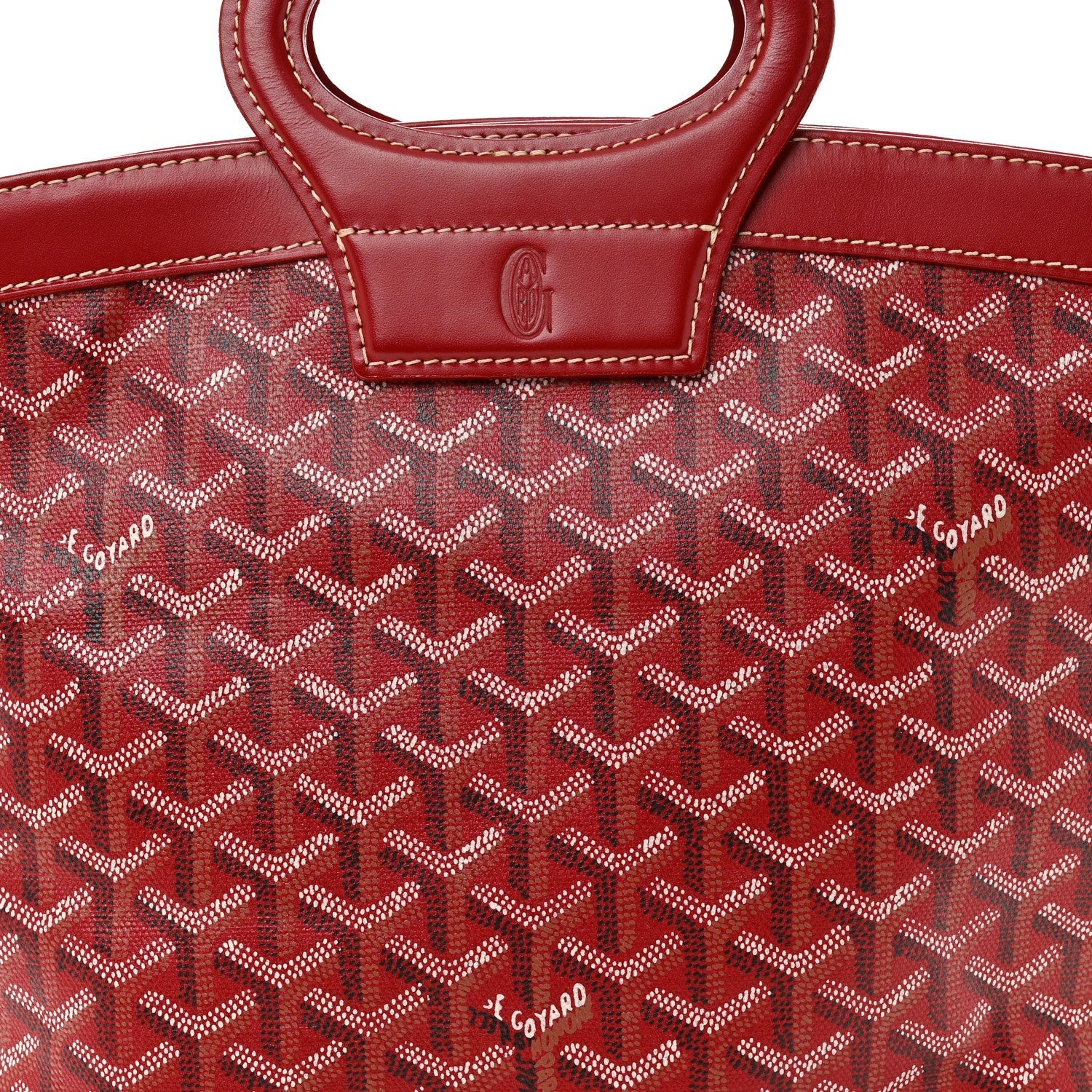 Goyardine Beluga PM Tote Red