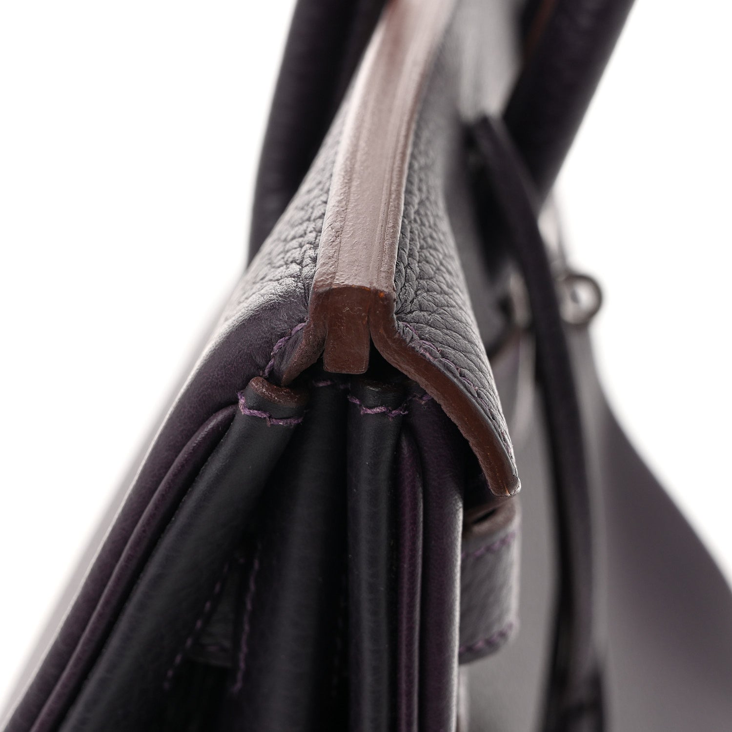 Taurillon Clemence Birkin 35 Raisin