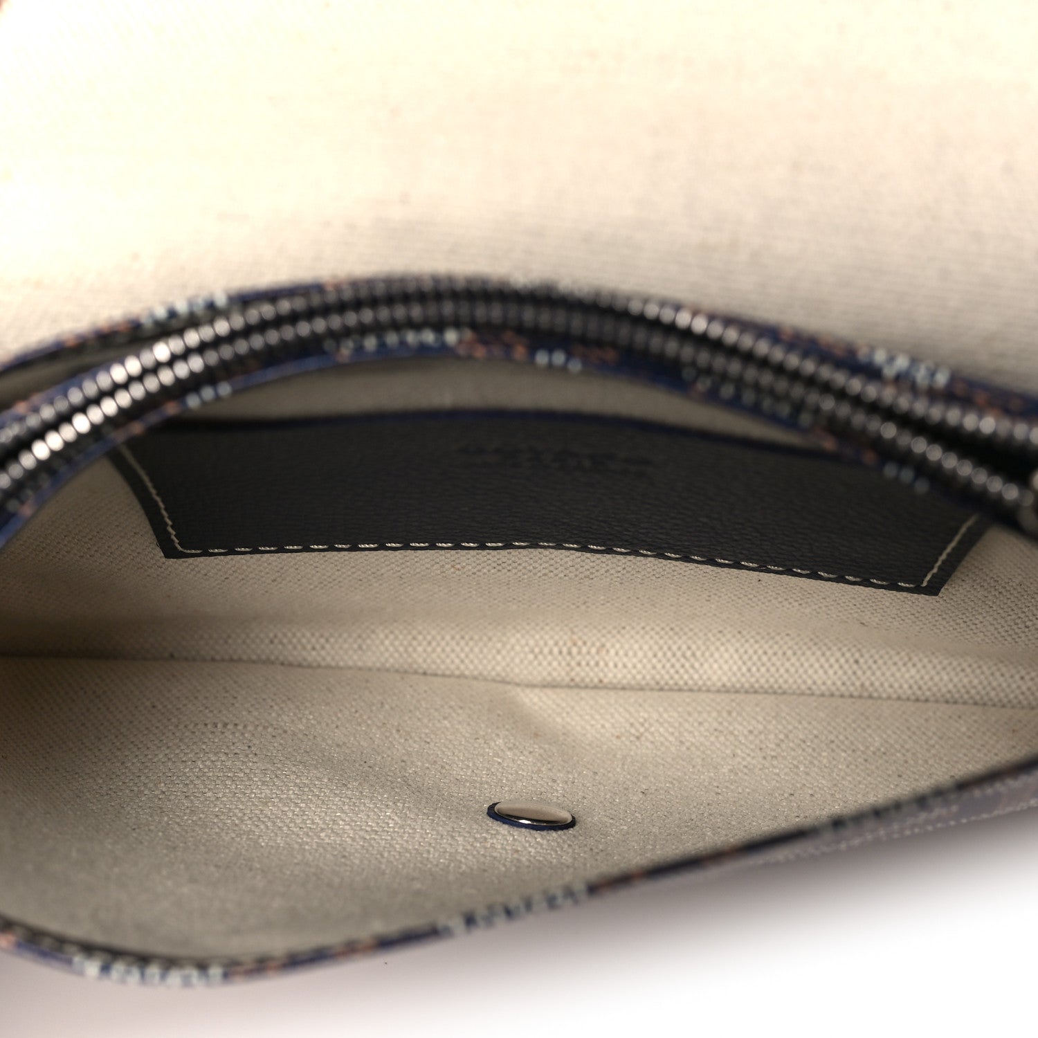 Goyardine Plumet Wallet Clutch Navy