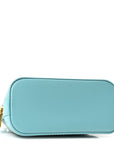 Lambskin Malletage Alma Nano Lagoon Blue