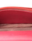 Wool Tweed Lambskin Quilted CHNL 19 Wallet On Chain WOC Coral Pink