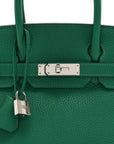 Togo Verso Birkin 30 Vert Vertigo Vert Fonce